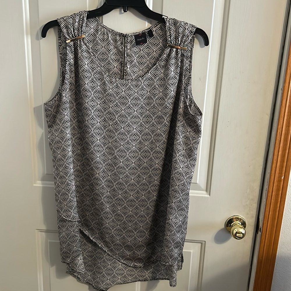 Rafaela Sz 2X high/low polyester tunic